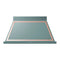 ILVE Nostalgie II 48-Inch 600 CFM Wall Mounted Range Hood in Mediterranean Mint with Copper Trim (UANB48MMP)