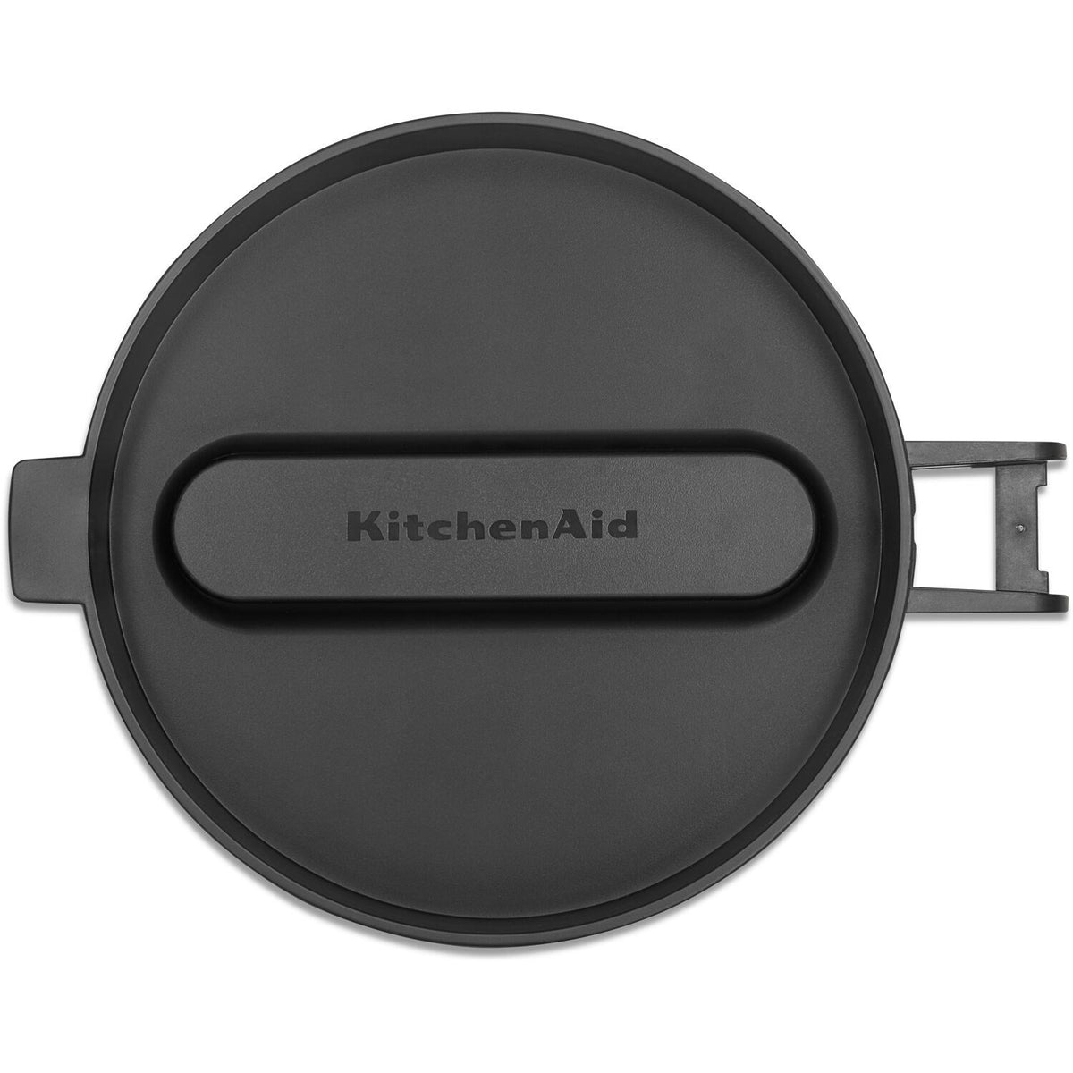KitchenAid black round processor lid cover with pull handle