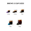 De'Longhi Nespresso Vertuo Pop+ Coffee & Espresso Single Serve in Liquorice Black (ENV92B)