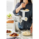 KitchenAid Food Grinder Attachment for Stand Mixer with Pusher and Tray in White (KSMFGA)