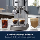 De'Longhi Dedica Duo Pump Espresso Machine with Cold Brew, Frothing Wand in Stainless (EC890M)