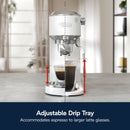 De'Longhi Dedica Duo Pump Espresso Machine with Cold Brew, Frothing Wand in Vanilla (EC890WI)