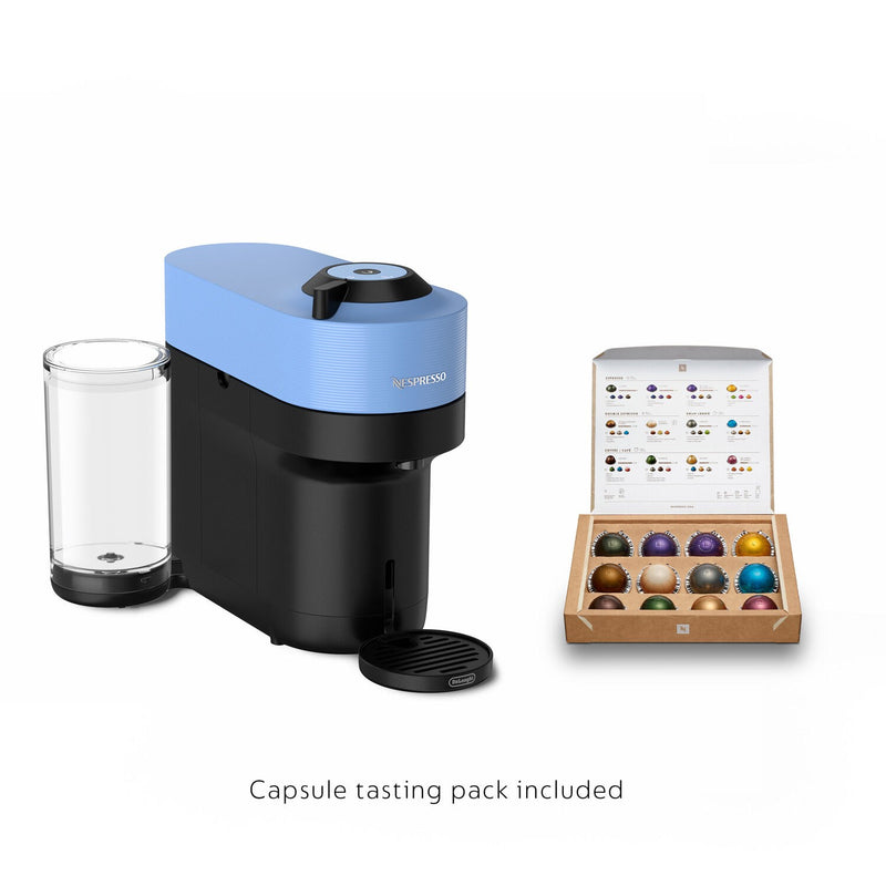 De'Longhi Nespresso Vertuo Pop+ Coffee & Espresso Single Serve in Pacific Blue (ENV92A)