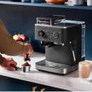 KitchenAid Fully Automatic Espresso Machine KF7 with Milk Container in Cast Iron Black (KES8557BK)