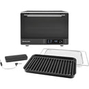 KitchenAid Dual Convection Countertop Oven with Air Fry & Temperature Probe in Black Matte (KCO224BM)