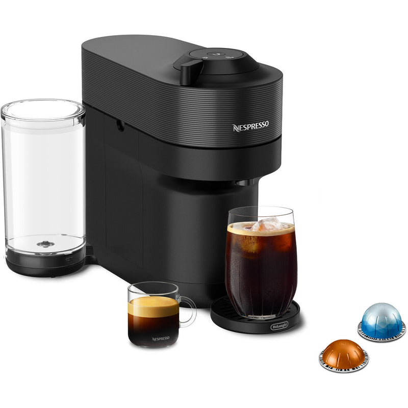 De'Longhi Nespresso Vertuo Pop+ Coffee & Espresso Single Serve in Liquorice Black (ENV92B)