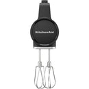 KitchenAid Go Cordless 12V Hand Mixer in Black Matte with Battery, USB-C Cable, Wall Adapter Included (KHMR762BM)