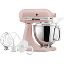 KitchenAid Artisan 5 Quart Tilt-Head Stand Mixer in Feather Pink (KSM150PSFT)