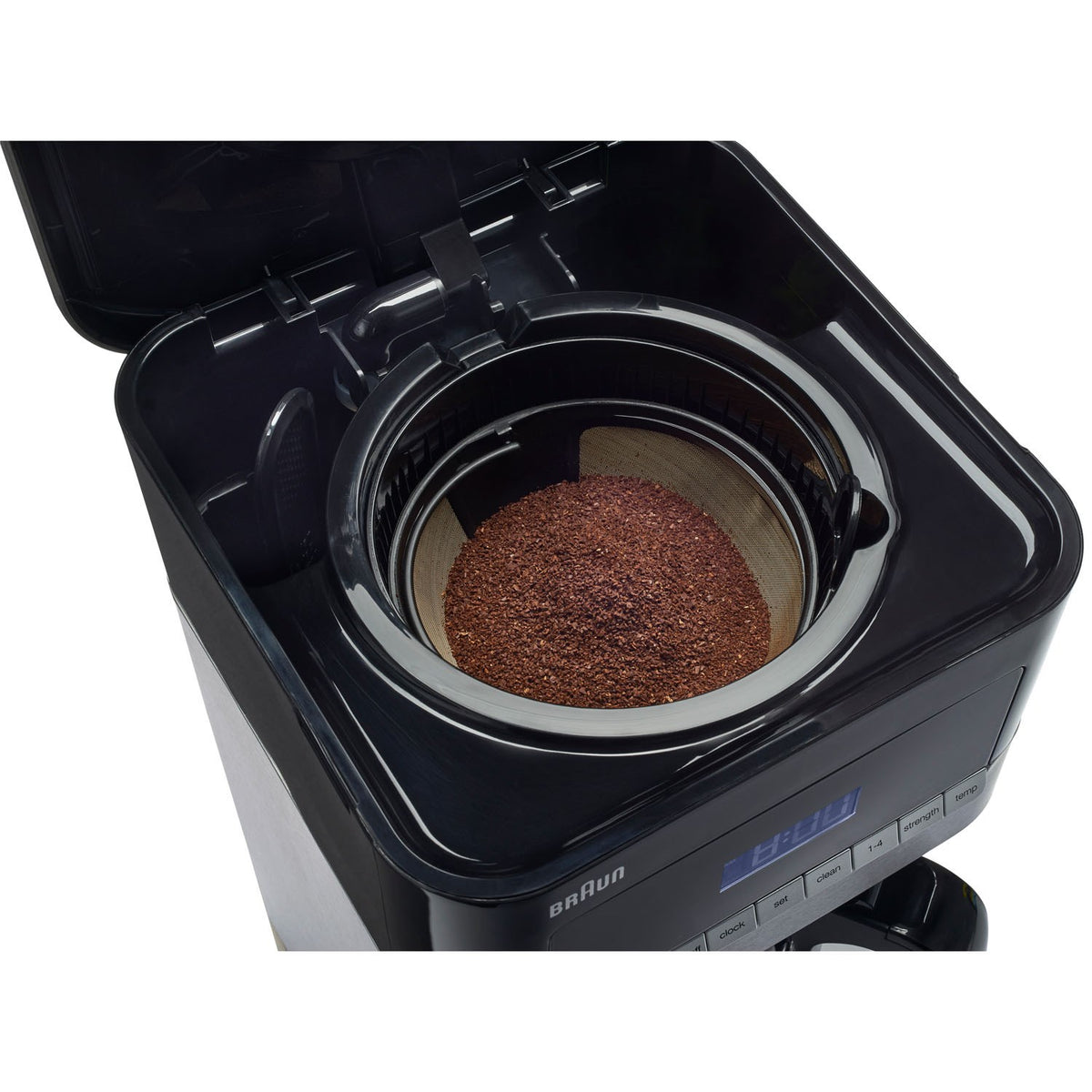 Braun Brew Sense 12-Cup Drip Coffee Maker with Glass Carafe in Stainle