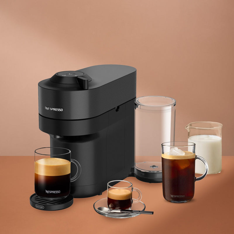 De'Longhi Nespresso Vertuo Pop+ Coffee & Espresso Single Serve in Liquorice Black (ENV92B)