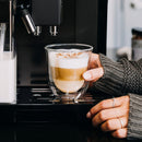 De'Longhi Hot & Cold Double Wall Glass Set of 2 Cappuccino, Cold Brew, Thermal (DLSC326)