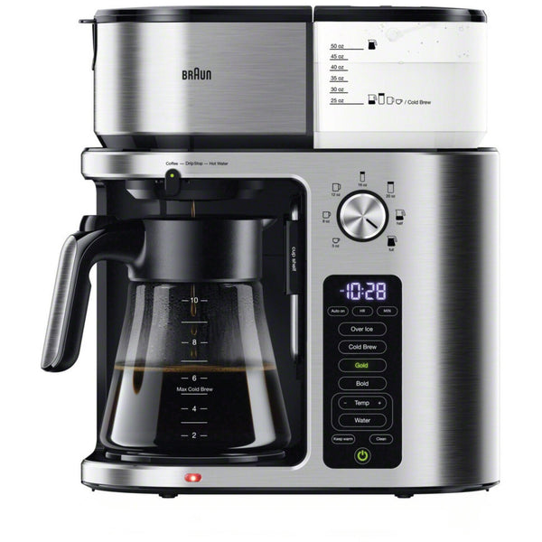 Braun MultiServe Plus Coffee Maker with Cold Brew in Stainless Steel (KF9370SI)