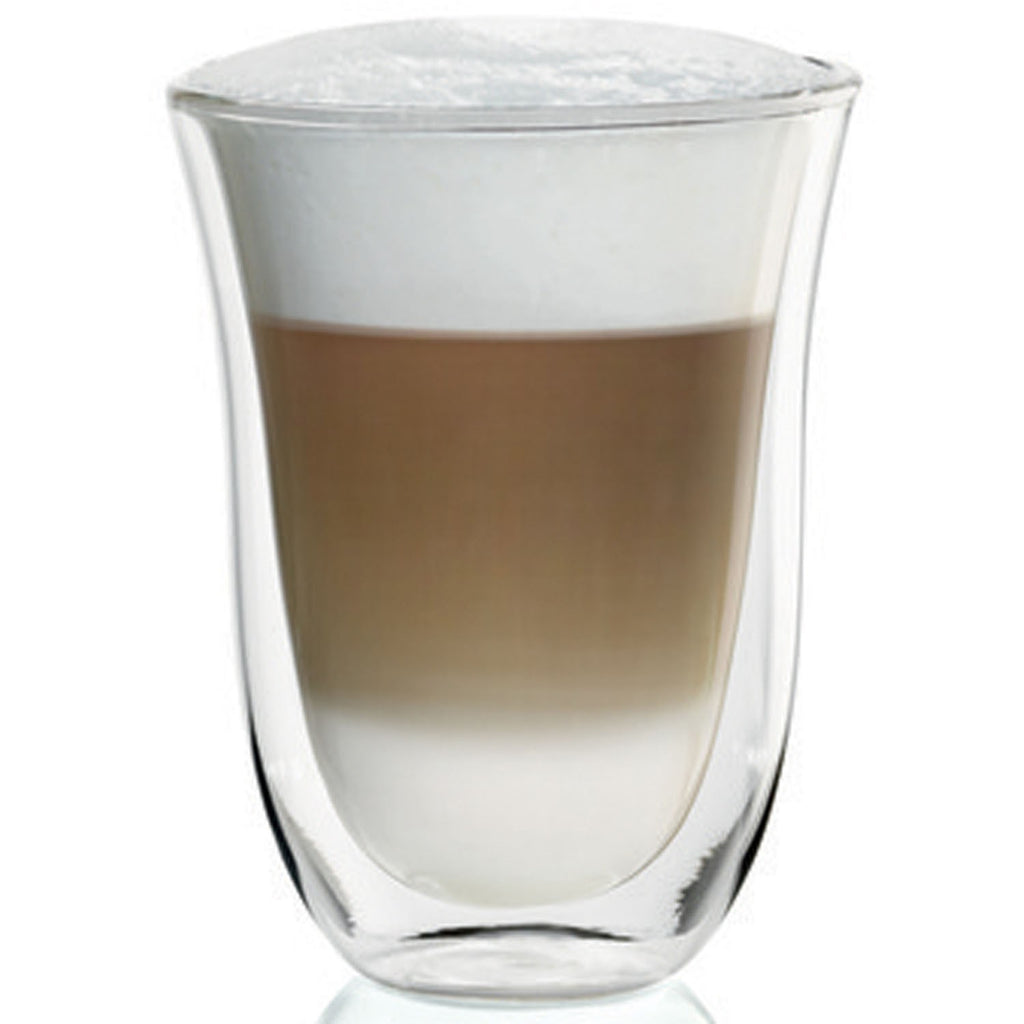 De'Longhi EcoDecalk Descaler Double Walled Thermo Espresso Glasses (Set of  2)