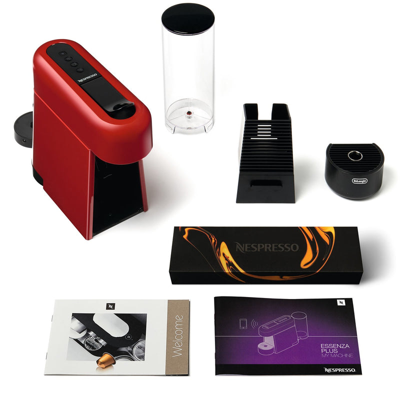 De'Longhi Nespresso Essenza Plus Single Serve Machine in Red (EN200R)