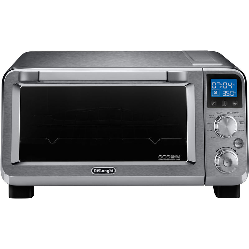 De'Longhi Livenza Convection Oven, 3 Heating Areas, Digital Display in Silver (EO141150M)