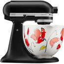 KitchenAid 5-Quart Ceramic Bowl in Poppy Design (KSM2CB5PPY)