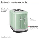 KitchenAid 2-Slice Toaster in Pistacchio (KMT2109PT)