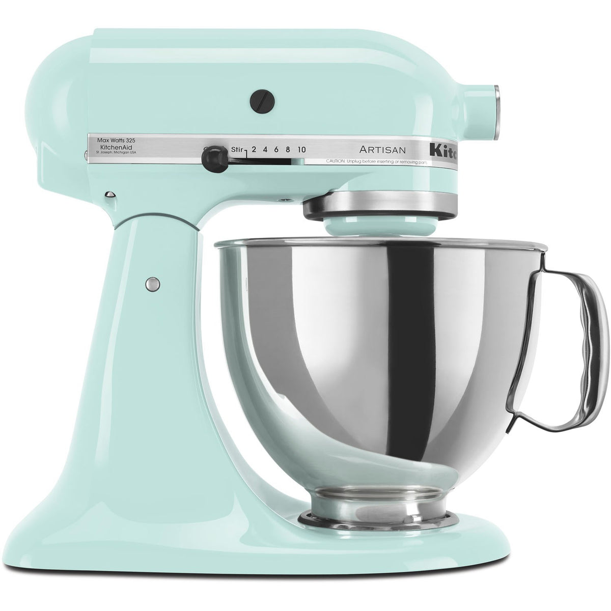 KitchenAid Artisan 5-Quart Tilt-Head Stand Mixer in Ice Blue (KSM150PS