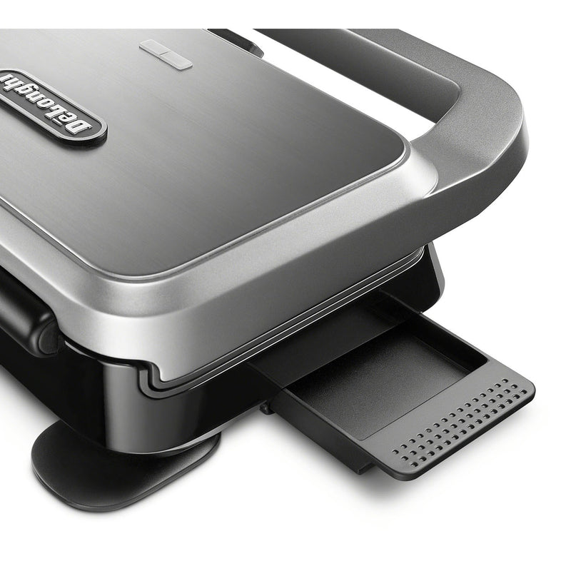 De'Longhi Livenza Compact All Day Grill 3-in-1 Waffle, Grill & Griddle Plates in Stainless (SW13ABC.S)