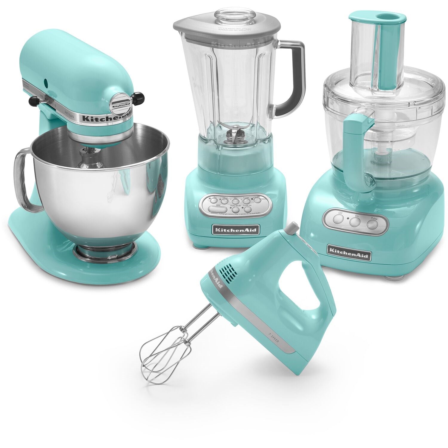 KitchenAid Artisan 5-Quart Tilt-Head Stand Mixer in Blue Aqua Sky (KSM