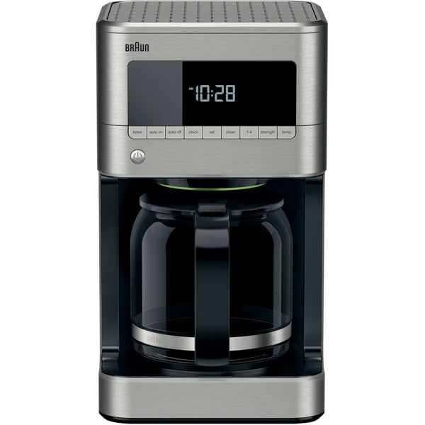 Braun Brew Sense 12-Cup Drip Coffee Maker with Glass Carafe in Stainless Steel (KF7170SI)