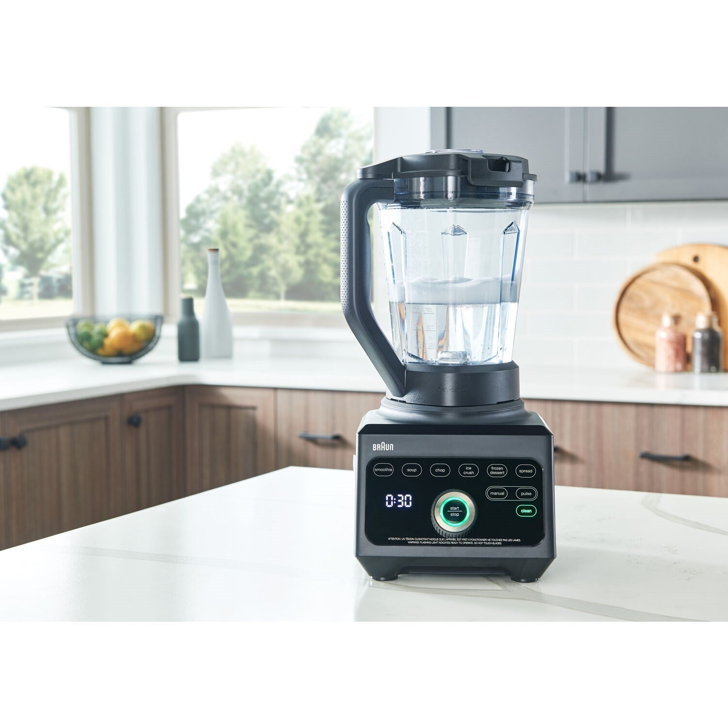 Braun TriForce Power Blender 1600 Watts, 18 Food Programs in Black (JB