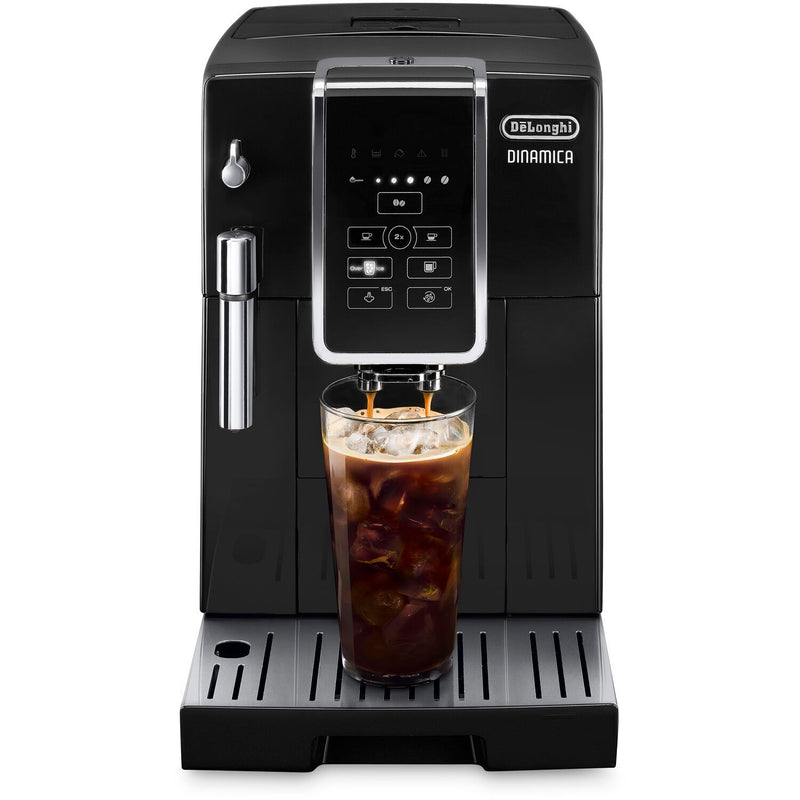 De'Longhi Dinamica Fully Automatic Coffee and Espresso Machine in Black (ECAM35020B)
