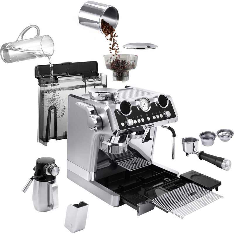 De'Longhi La Specialista Maestro Sensor Grinding, Milk Frothing Espresso Machine in Silver (EC9665M)