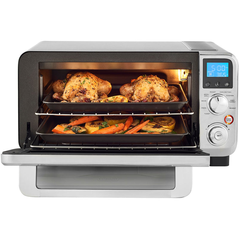 De'Longhi Livenza Convection Oven, 3 Heating Areas, Digital Display in Silver (EO141150M)