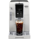 De'Longhi Dinamica Fully Automatic Coffee and Espresso Machine with Premium Manual Milk Frother in White (ECAM35020W)