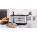 De'Longhi Livenza Multi Cooker 5 in 1 Slow Cooker in Brushed Stainless Steel (CKM1641D)