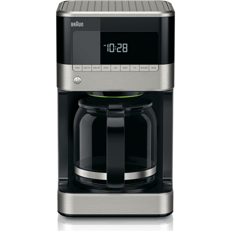 Braun Brew Sense 12-Cup Drip Coffee Maker in Stainless Steel and Black (KF7150BK)