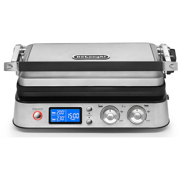 De'Longhi Livenza Indoor Counterop Grill and Open Barbeque in Stainless Steel (CGH1020D)