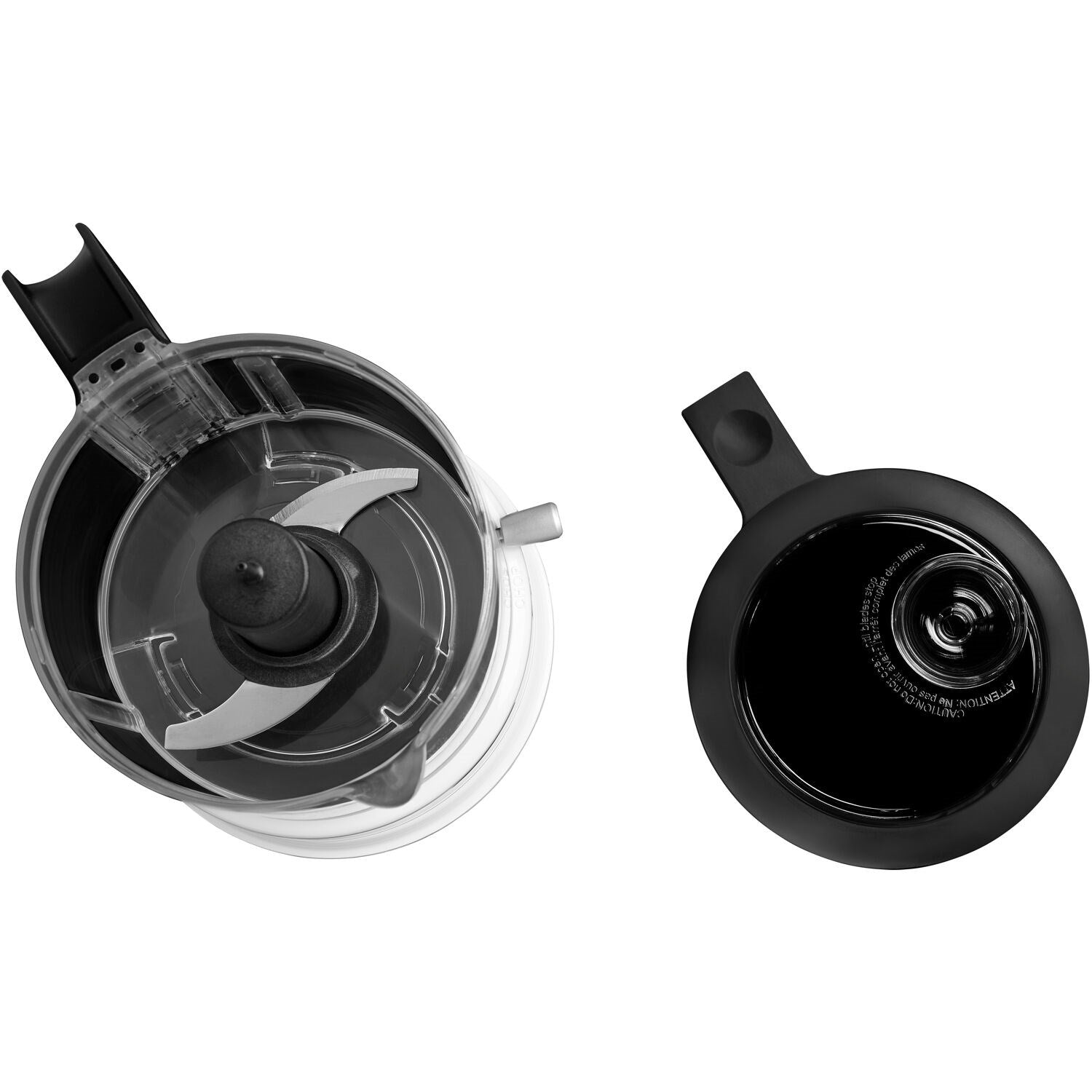 KitchenAid 5-cup food chopper lid with multi-purpose blade and whisk accessory