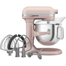 KitchenAid Stand Mixer, 7 Quart Bowl Lift, 11 Speeds in Feather Pink (KSM70SKXXFT)