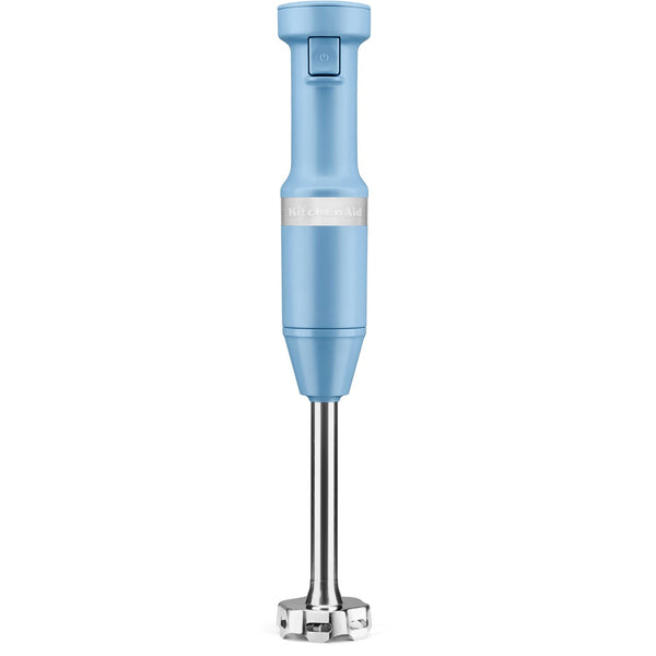 KitchenAid Immersion Blender Corded Variable Speed Trigger, Blending Jar with Lid in Blue Velvet (KHBV53VB)