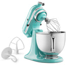 KitchenAid Artisan 5-Quart Tilt-Head Stand Mixer in Blue Aqua Sky (KSM150PSAQ)