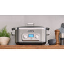 De'Longhi Livenza Multi Cooker 5 in 1 Slow Cooker in Brushed Stainless Steel (CKM1641D)