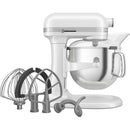 KitchenAid Stand Mixer, 7 Quart Bowl Lift, 11 Speeds in White (KSM70SKXXWH)
