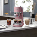 De'Longhi Dedica Duo Pump Espresso Machine with Cold Brew, Frothing Wand in Pink (EC890PK)