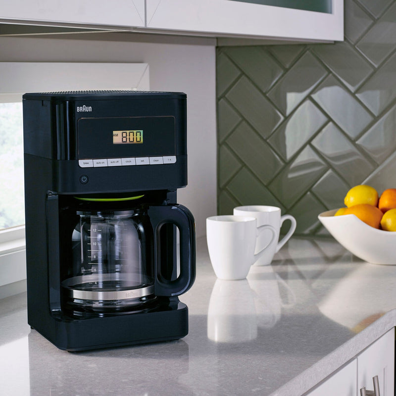 Braun Brew Sense 12-Cup Drip Coffee Maker in Black (KF7000BK)