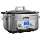 De'Longhi Livenza Multi Cooker 5 in 1 Slow Cooker in Brushed Stainless Steel (CKM1641D)