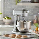 KitchenAid Stand Mixer, 7 Quart Bowl Lift, 11 Speeds in Contour Silver (KSM70SKXXCU)