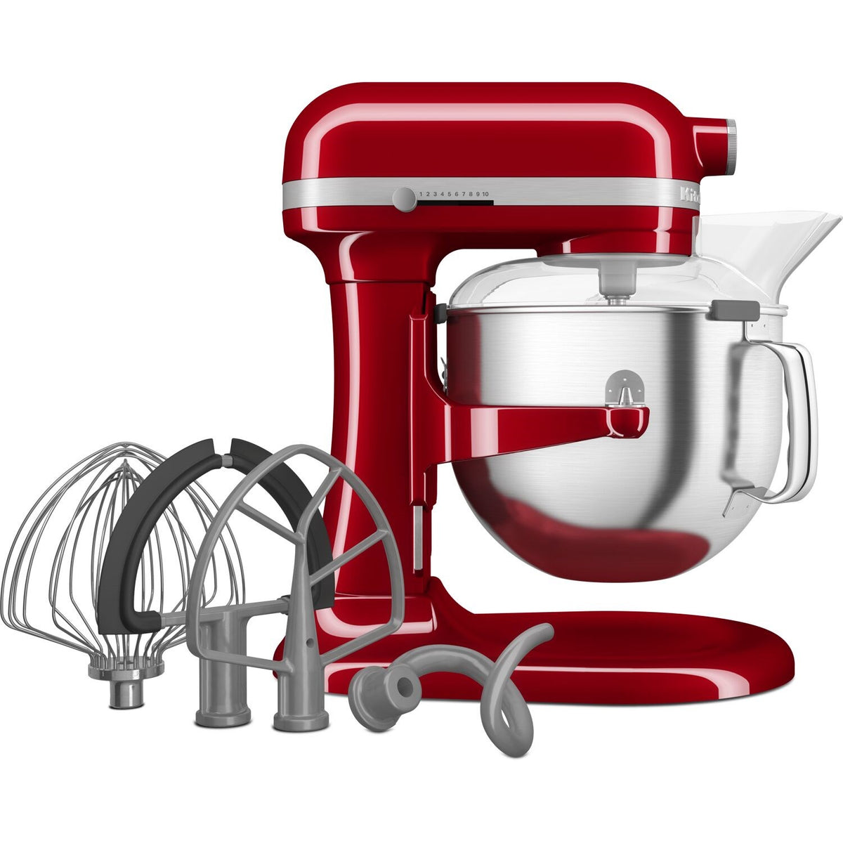 KitchenAid Stand Mixer, 7-Quart Bowl Lift, 11 Speeds in Empire Red (KS