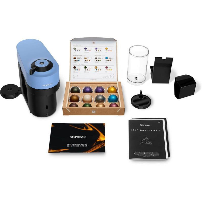 De'Longhi Nespresso Vertuo Pop+ Coffee & Espresso Single Serve in Pacific Blue (ENV92A)