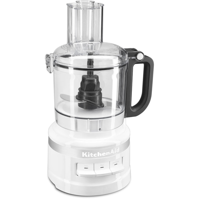 KitchenAid 7-Cup Food Processor with Slice-Shred Blade in White (KFP0718WH)