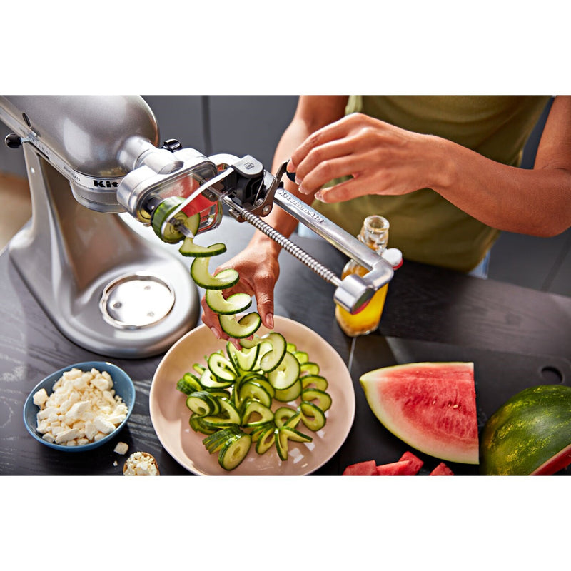 KitchenAid 7 Blade Spiralizer Attachment with Peel, Core and Slice Attachment (KSM2APC)