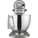 KitchenAid Artisan 5-Quart Tilt-Head Stand Mixer in Contour Silver (KSM150PSCU)