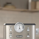 De'Longhi Linea Classic Automatic Espresso Machine with Milk Frother and Pressure Gauge Display (EM450M)