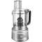 KitchenAid 7-Cup Food Processor with Slice-Shred Blade & Multipurpose Blade in Contour Silver (KFP0921CU)